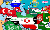 نقشه جدید خاورمیانه ترسناک است