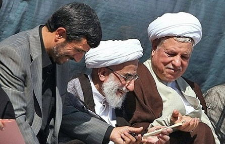 هاشمی رفسنجانی در مقابل "ولیعهد" احمدی نژاد 